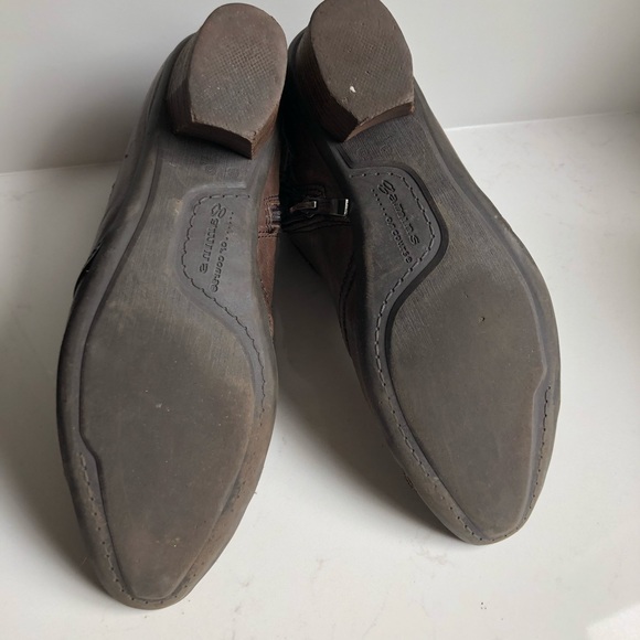 Dark Tan Leather ankle boots - Picture 5 of 6